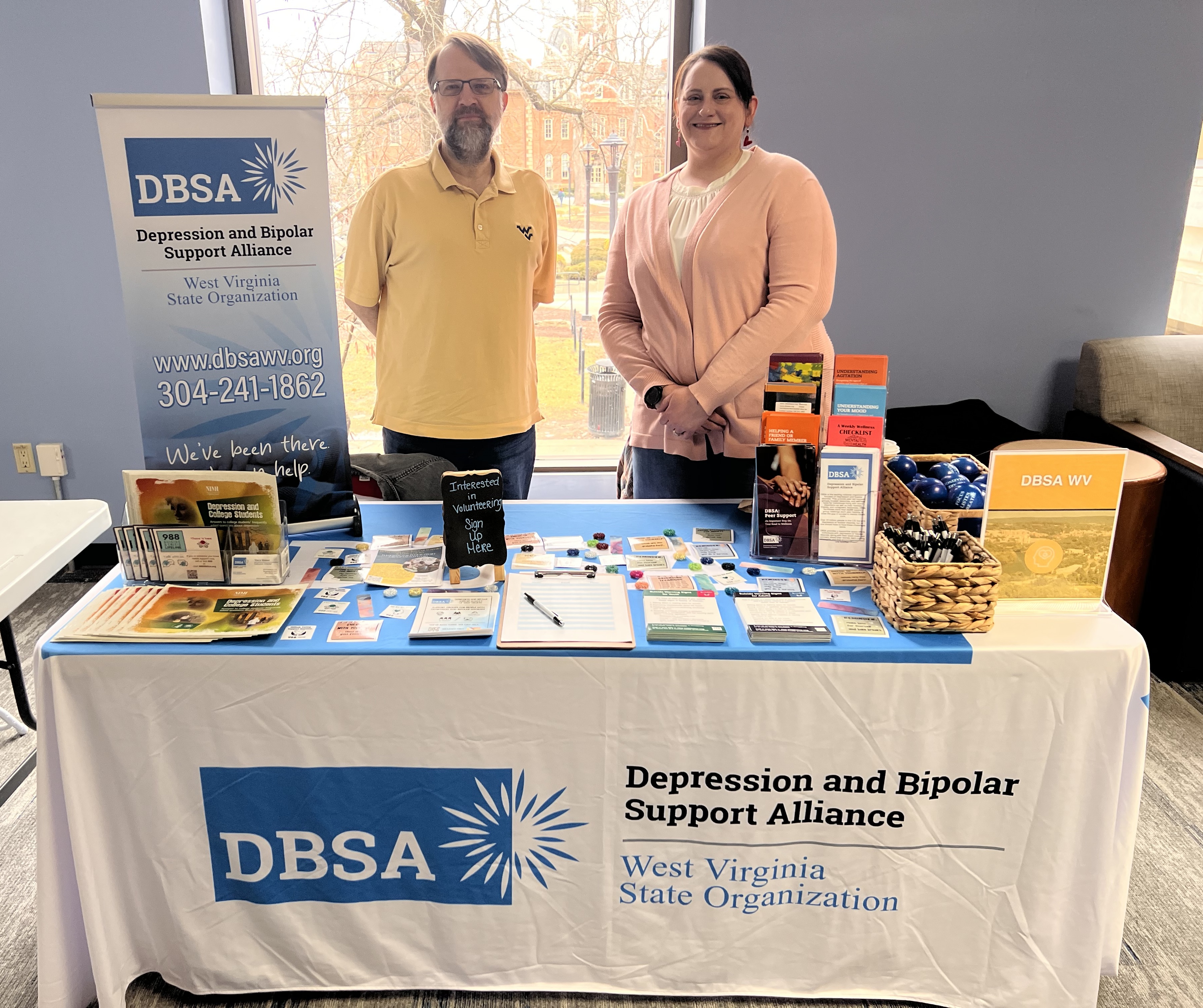 WVU Community Engagement Expo – Feb 2026 – DBSA WV